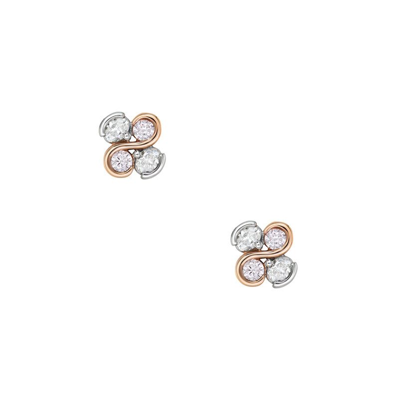 ARGYLE PINK DIAMOND EARRINGS - BROOKE
