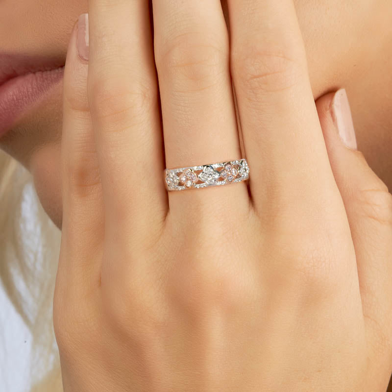 ARGYLE PINK DIAMOND RING - LETITIA