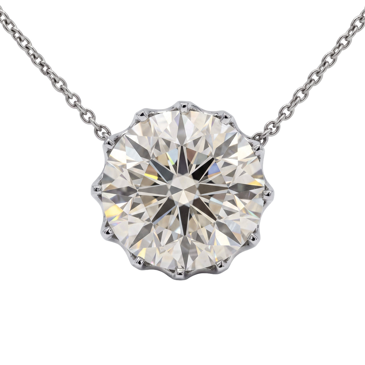 4.41CT SOLITAIRE DIAMOND PENDANT