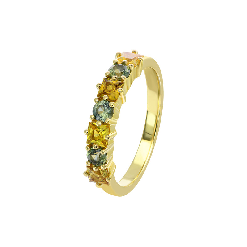 MULTI COLOUR SAPPHIRE RING - NEA