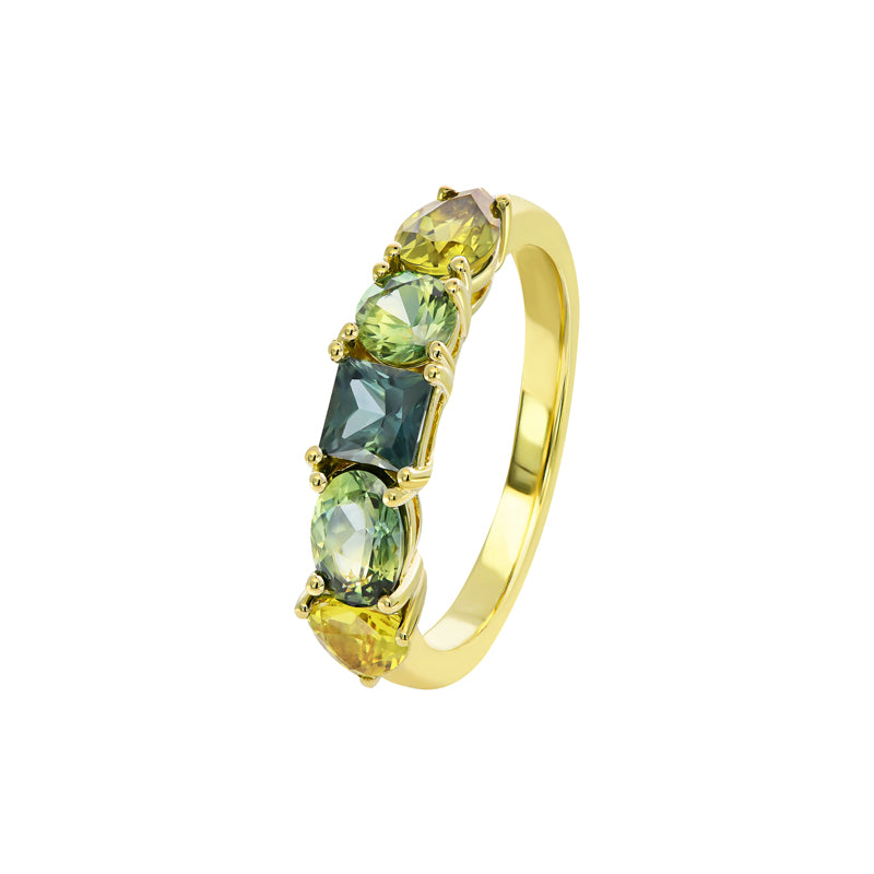MULTI COLOUR SAPPHIRE RING - KIANA