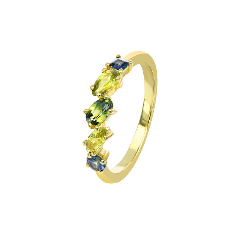 MULTI COLOUR SAPPHIRE RING - OPHELIA