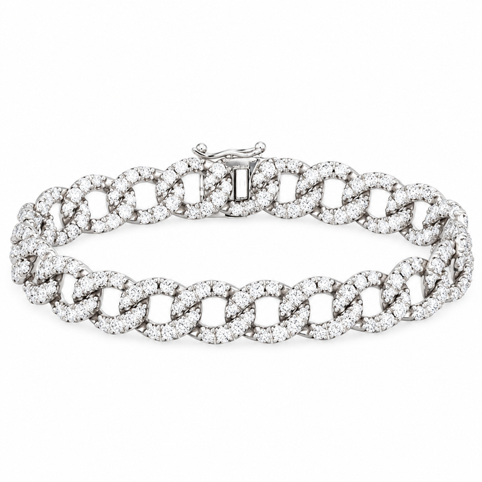 18ct White Gold Diamond Bracelet
