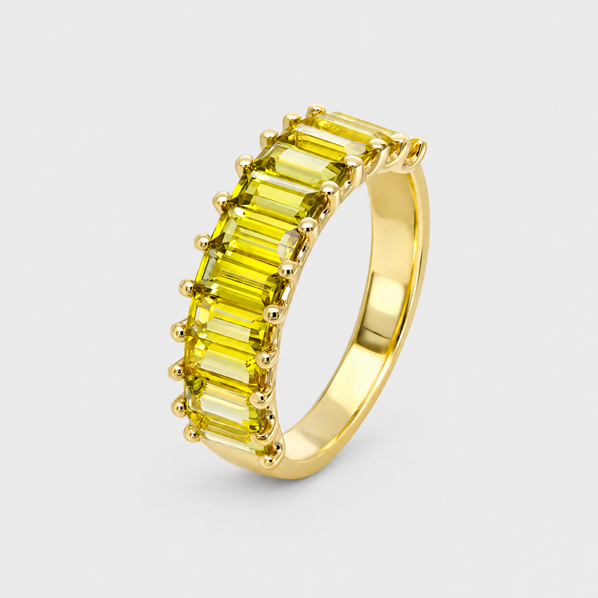 Yellow Sapphire Ring - Lennox, front view