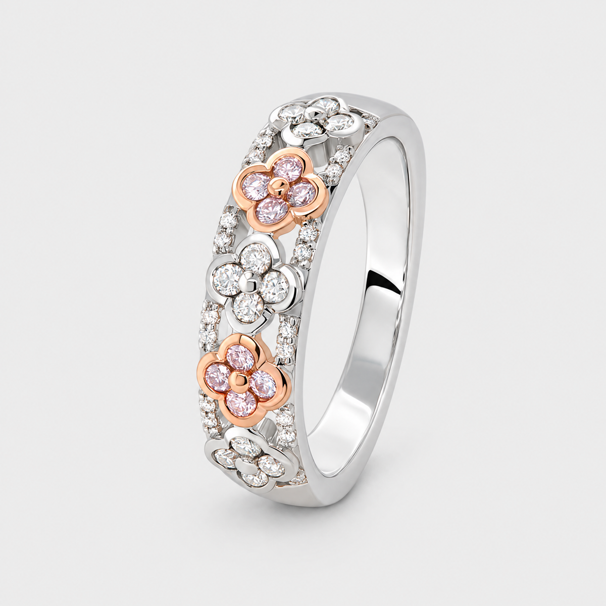 Argyle Pink Diamond Ring - Letitia, front view