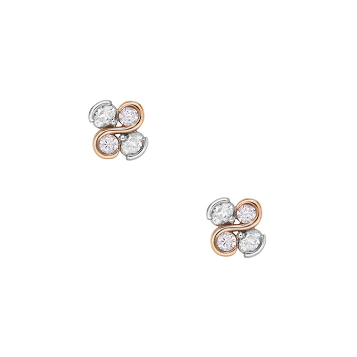 ARGYLE PINK DIAMOND EARRINGS - BROOKE