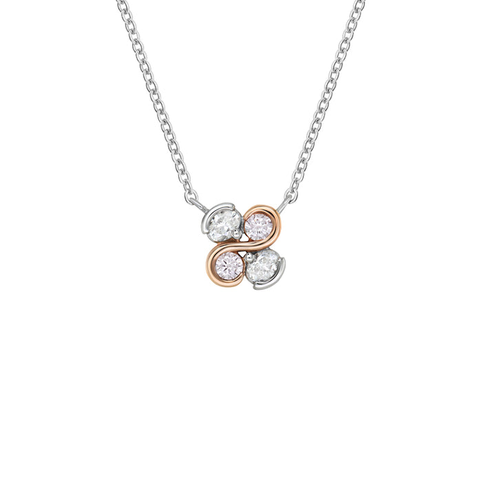 ARGYLE PINK DIAMOND NECKLET - BROOKE