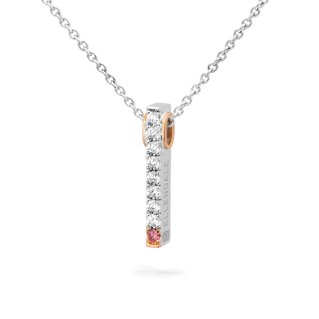 "ELLENDALE" PINK DIAMOND PENDANT