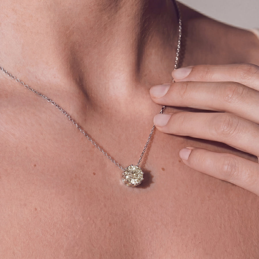 4.41CT SOLITAIRE DIAMOND PENDANT