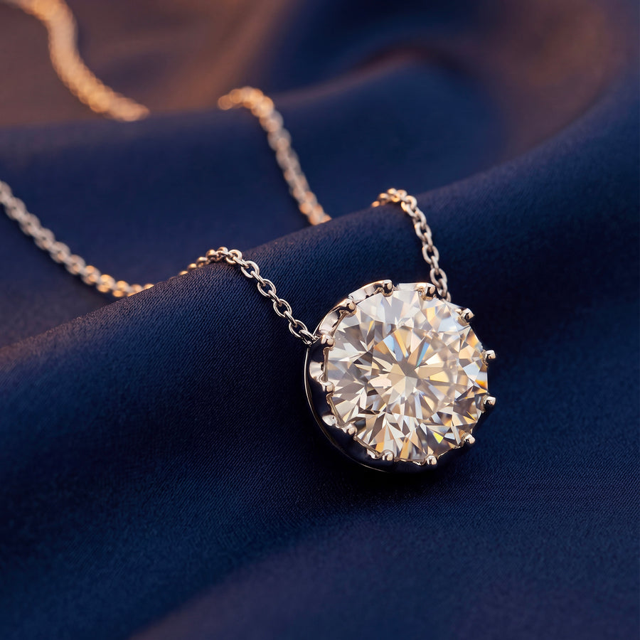 4.41CT SOLITAIRE DIAMOND PENDANT