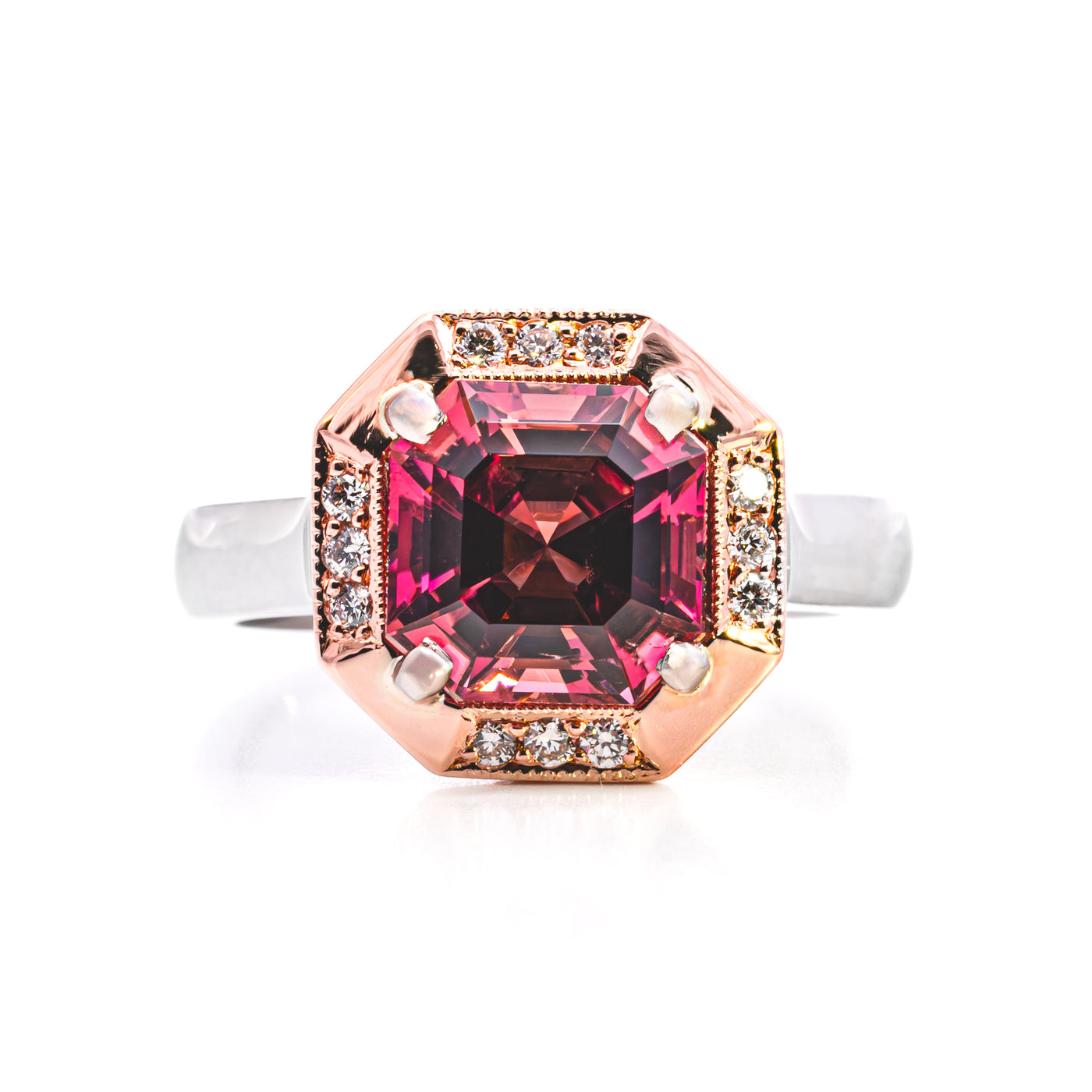"MATILDA" PINK TOURMALINE RING