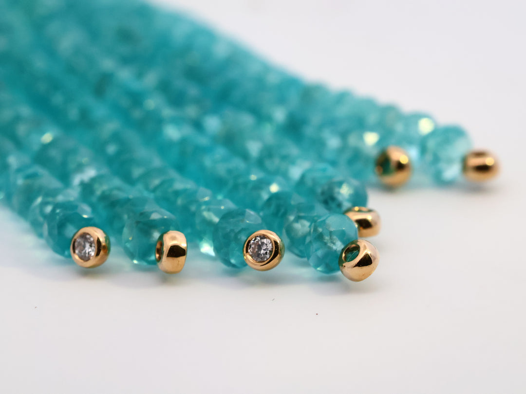 "AUTORE" PEARL, AND DIAMOND NECKLET