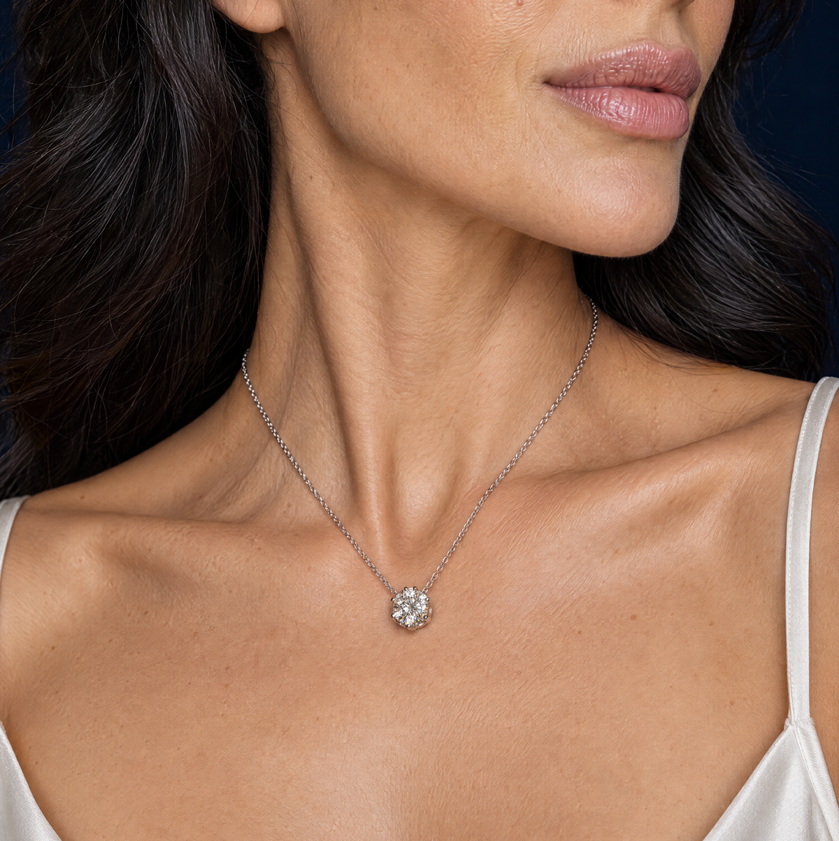 4.41CT SOLITAIRE DIAMOND PENDANT