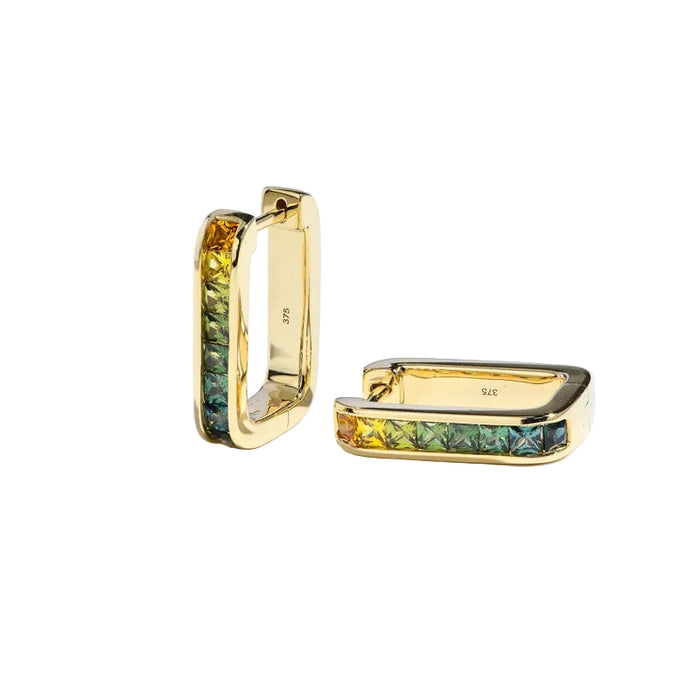 MULTI COLOUR SAPPHIRE EARRINGS - JULES