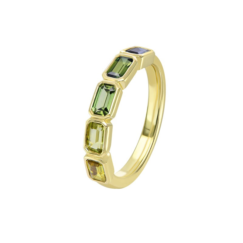 MULTIPLE COLOURED SAPPHIRE RING - ATHENA