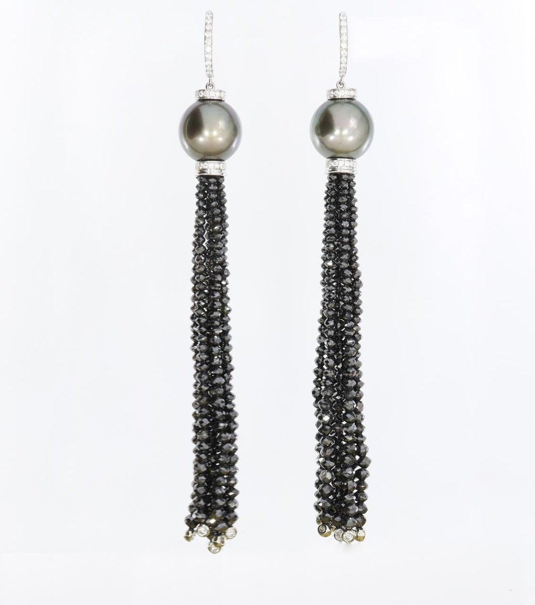 "AUTORE" PEARL/DIAMOND EARRINGS