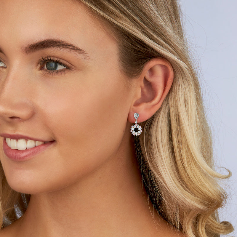 ARGYLE PINK DIAMOND EARRINGS - FANTASIA