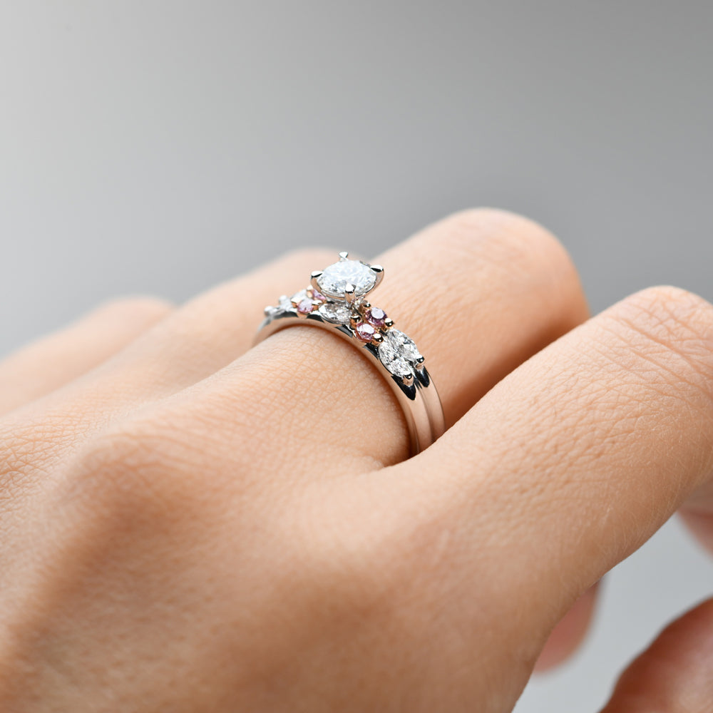 ARGYLE PINK DIAMOND ENGAGEMENT/DRESS RING - MARINA