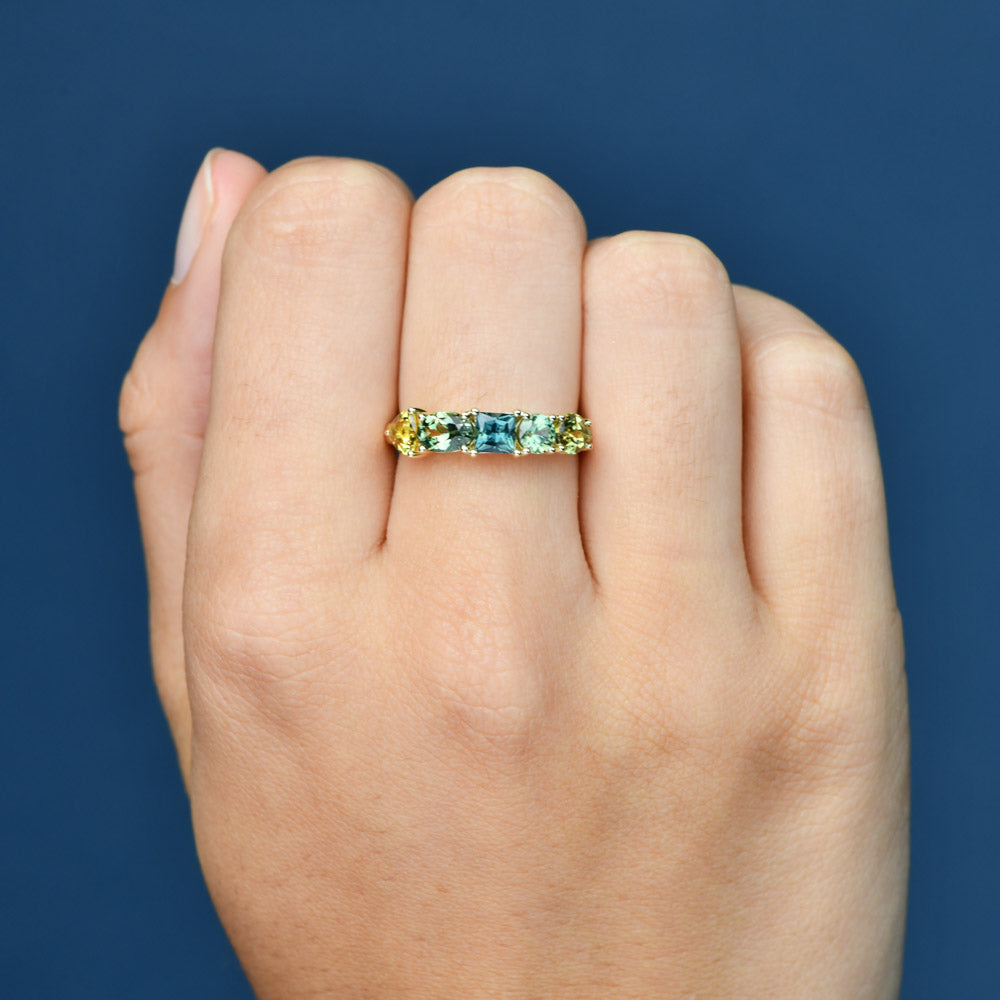 MULTI COLOUR SAPPHIRE RING - KIANA
