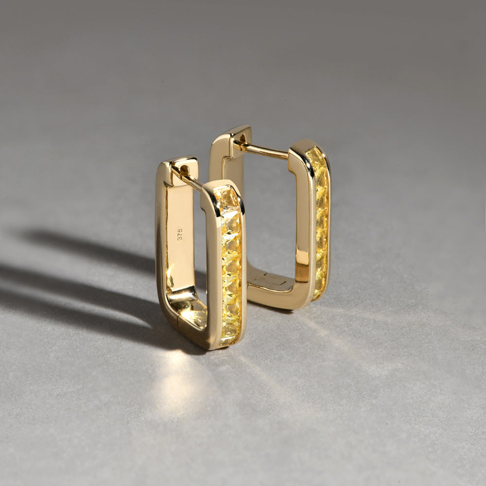 YELLOW SAPPHIRE EARRINGS - JULES