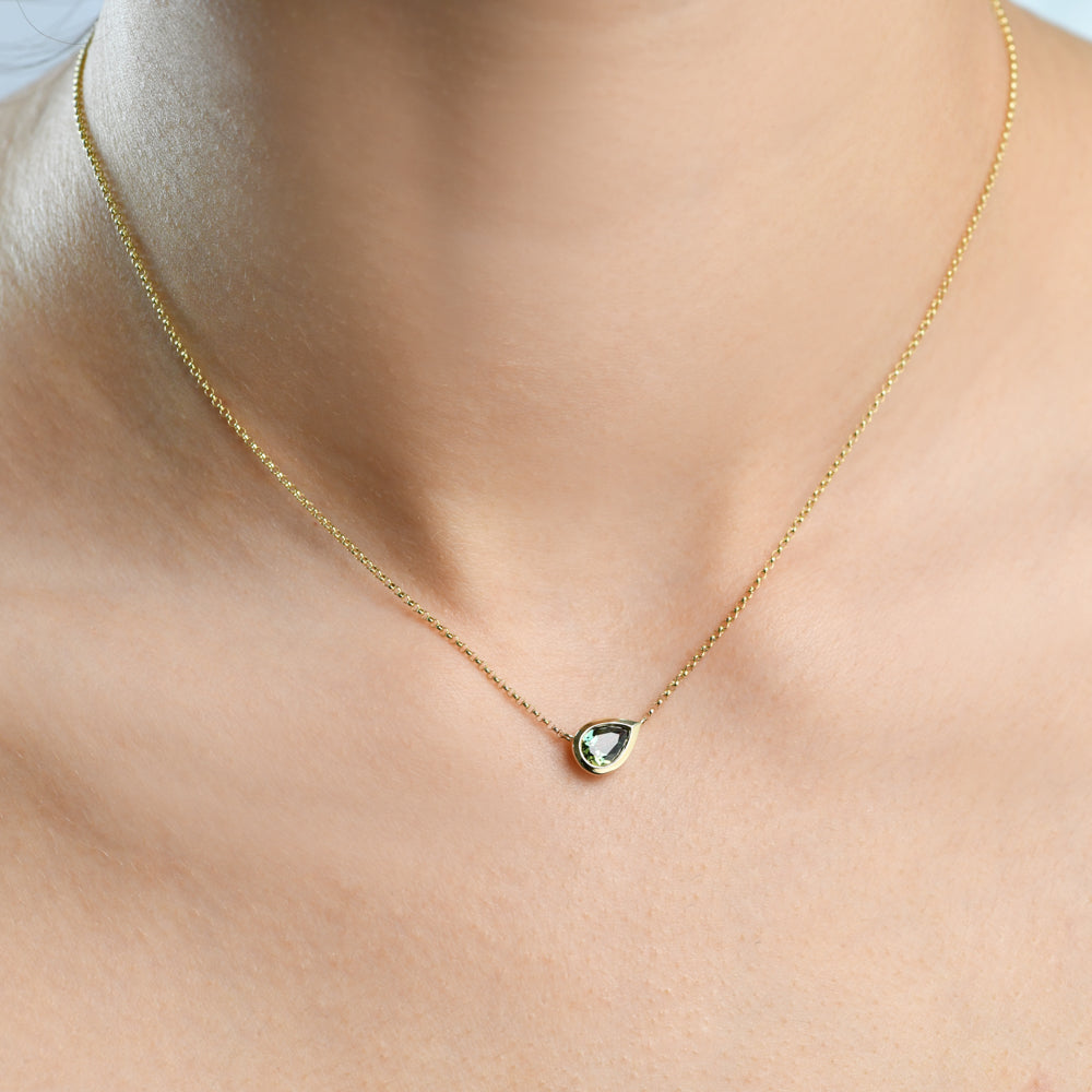 PARTI SAPPHIRE NECKLACE - ADELE