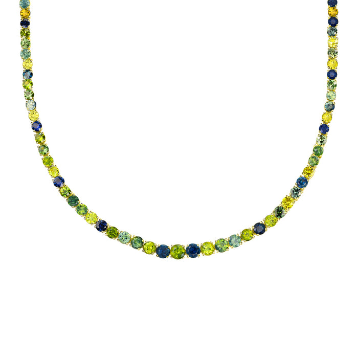 MULTI COLOUR SAPPHIRE NECKLACE - ORANA