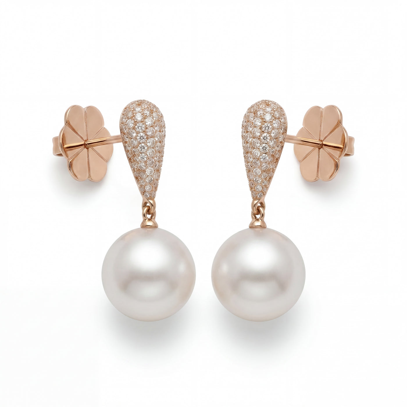 AUTORE DIAMOND AND PEARL EARRINGS