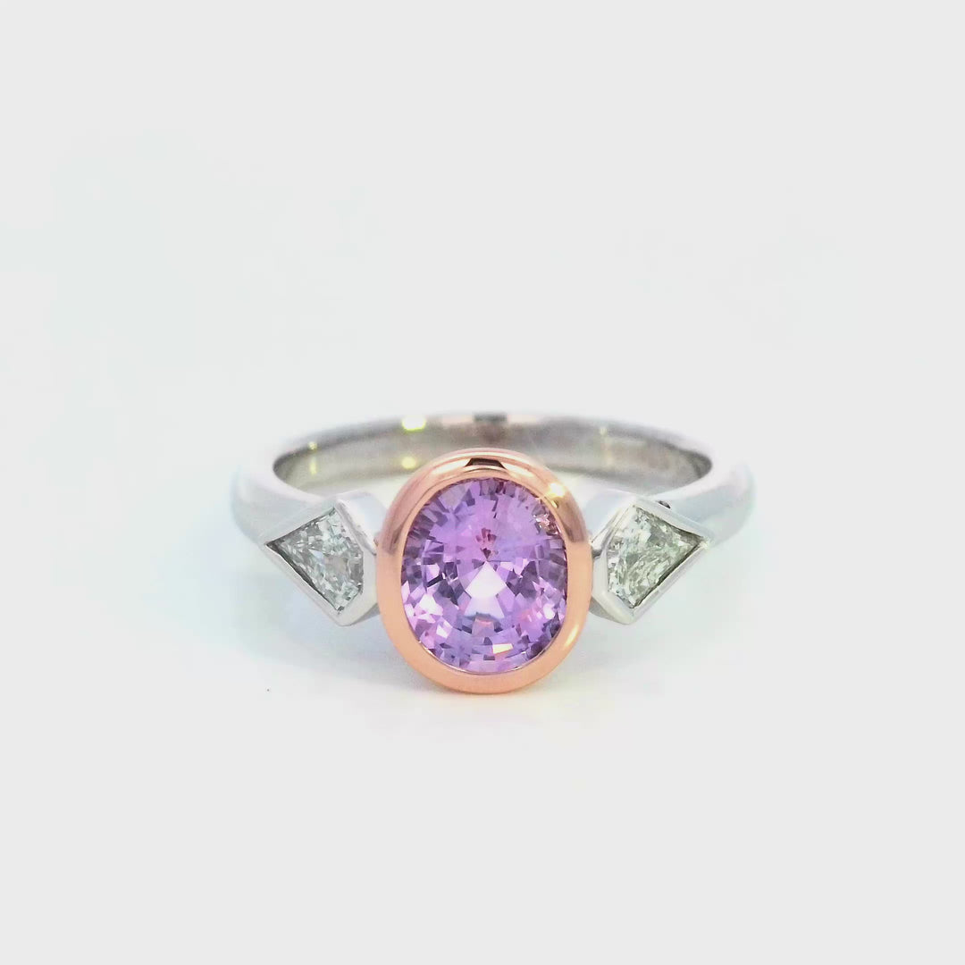 "AMETHYST DAWN" RING